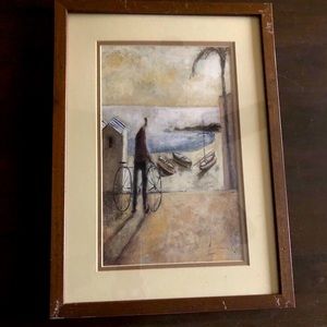 Didier Lourencio Framed Print "By the Sea"